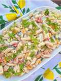 Chicken and Vegetables Creamy Pasta Salad