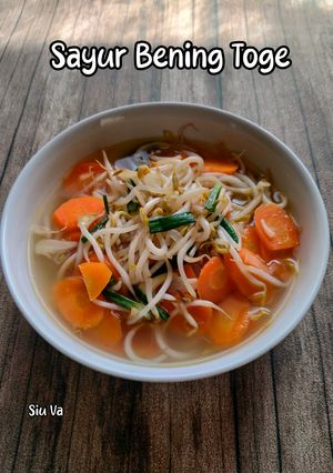 Foto resep Sayur bening toge