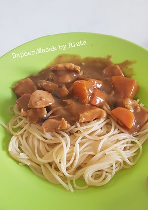 Foto resep Spaghetti Kare Jepang
