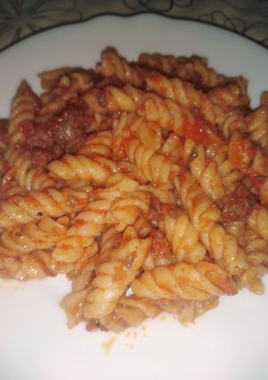 صورة لوصفة المعكرونة بلاصوص بولونيز 🍝