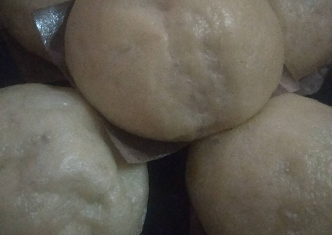 Kue Pau daging tidak kenyal