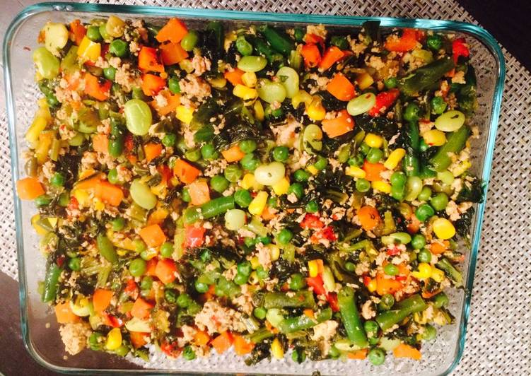 Recipe of Perfect Healthy Cauliflower Mixed Veg Salad