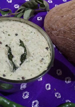A picture of Coconut Chutney for Idli dosa.