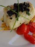 Brás de Bacalhau Fresco com Crocante de Azeitonas