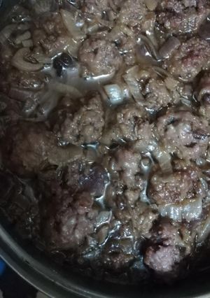 صورة لوصفة كفته بالبصل المكرمل