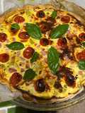 Torta salata colorata
