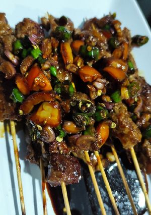 Foto resep Sate sapi bumbu kecap