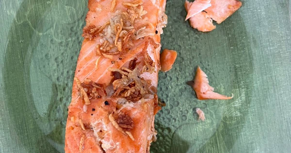 Resep Salmon Panggang Pan Seared Salmon Mpasi 1 5tahun Oleh Catherine