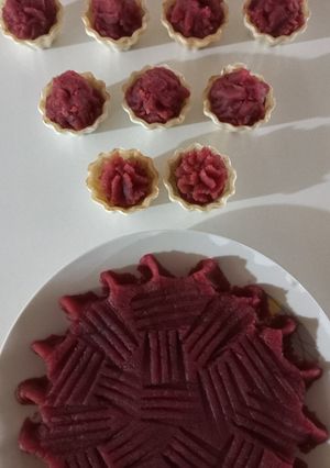 عکسی از دستور حلوا با آب لبو