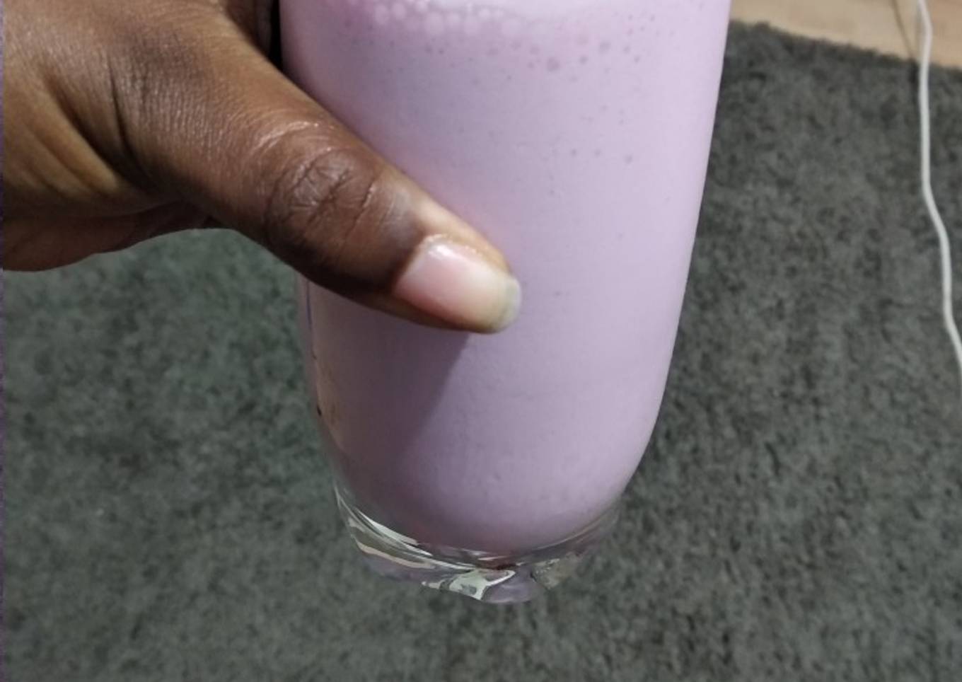 Blueberry milkshake