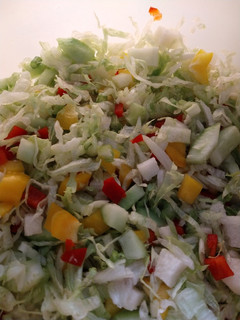 Una foto de Ensalada multicolor