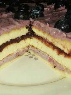 Una foto de Pan nube versión TORTA sin tacc y light