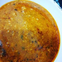 A picture of Besan mijni(besan ki sabzi).