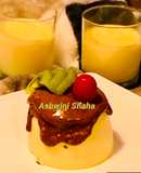 Italian Panna Cotta with Lindt dark chocolate