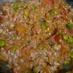 A picture of Brinjal bharta.