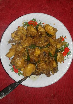 Foto resep Ayam Cabai hijau