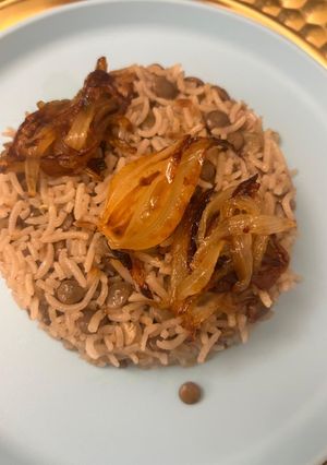 صورة لوصفة مجدرة بزيت الزيتون