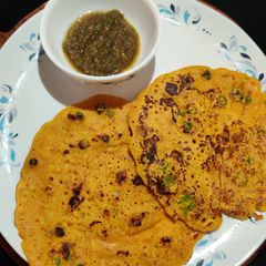 A picture of Besan chilla with Veggies..
