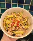 Chả lụa da heo ớt xiêm trộn chua ngọt