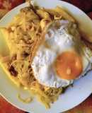 Chorrillana de pollo en casa 🏠