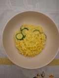 Risotto con zucchine e zafferano