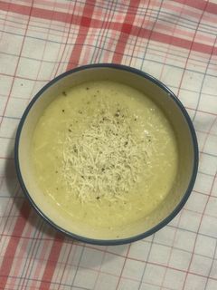 Una foto de Crema de Espárragos