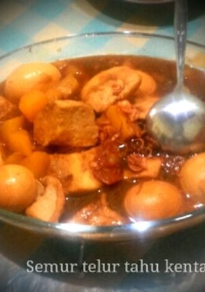 Foto resep Semur telur tahu kentang