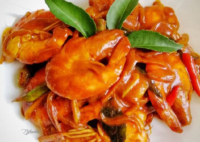 Udang Tumis Kari