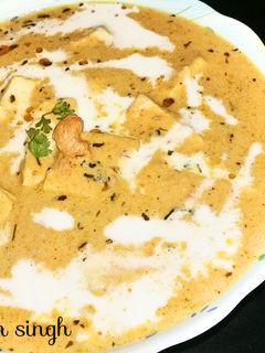 पनीर बटर मसाला Paneer Butter Masala recipe in hindi रेसिपी मुख्य फोटो