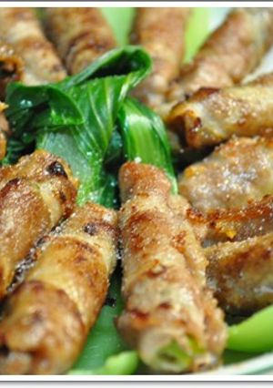 蔥肉捲 的食譜成品照片