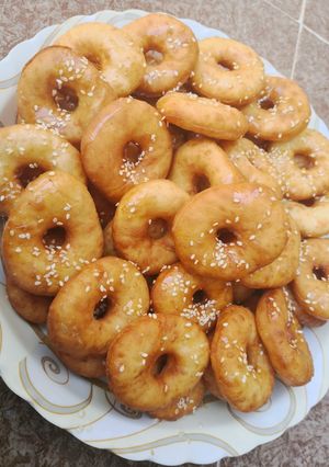 صورة لوصفة دونات 🍩 لذيذه وهششه 😋👌🏻