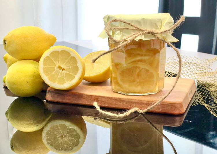 Manière simple à Faire Rapide Rondelles de citron confit