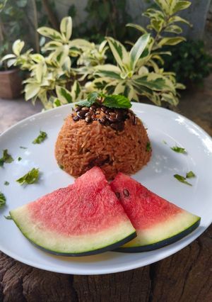 A picture of Watermelon rice.