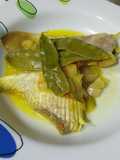 Suquet de raya con tirabeques