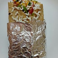 A picture of Paneer and Veggies loaded Franky/wrap.