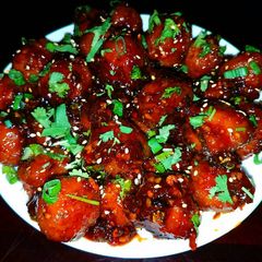 Mike's Sweet, Sticky & Spicy Asian Meatball Appetizers A picture of Mike's Sweet, Sticky & Spicy Asian Meatball Appetizers.