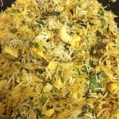 A picture of Paneer Biryani.