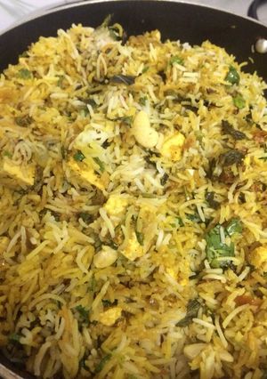 A picture of Paneer Biryani.