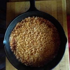 Black Iron Skillet Mexican Rice A picture of Black Iron Skillet Mexican Rice.