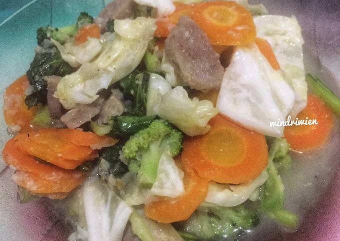 Resep Tumisan ala Capcay Kuah Abang Nasgor yang Bikin Ngiler