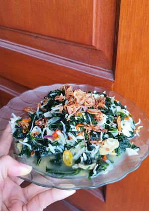 Foto resep Tumis Daun Pepaya Ikan Teri Medan