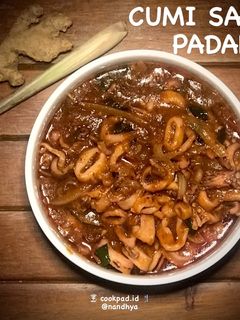 Foto resep [87] Cumi Saus Padang 🦑