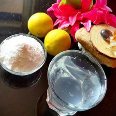 A picture of Lemon Powder /instant nimbu pani powder.
