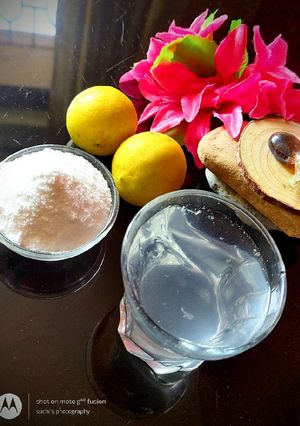 A picture of Lemon Powder /instant nimbu pani powder.