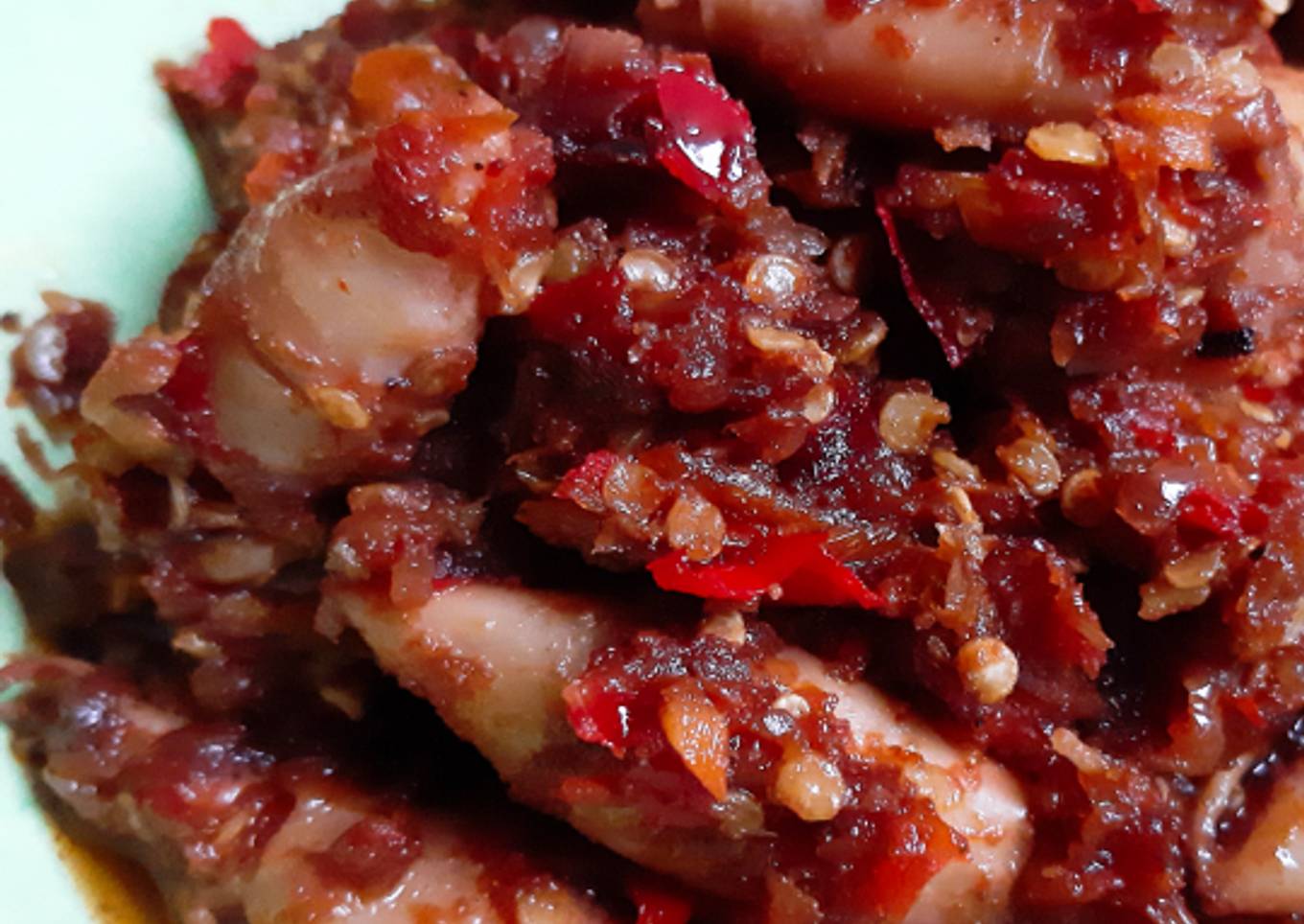 35. Sambal Bajak Laut (Cumi Asin)