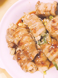 菇菇豬肉卷(自製烤肉醬) 的食譜成品照片