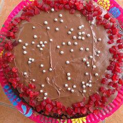 A picture of Eggless Coca Cola Cake.