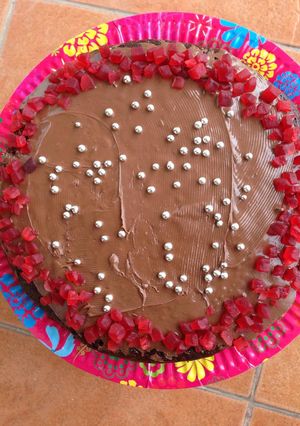 A picture of Eggless Coca Cola Cake.