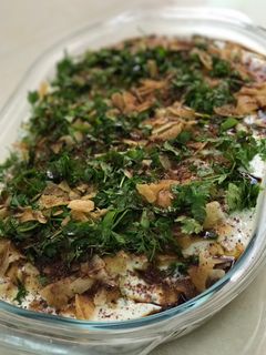 صورة لوصفة فتة المقالي