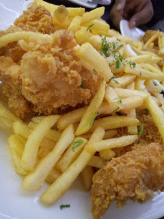 A picture of Sour fish and chips.